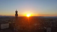 A Siena Prima Lux, l'alba da Facciatone e altana Palazzo Papesse