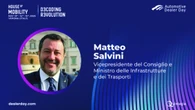 Matteo Salvini sarà ad Automotive Dealer Day 2025