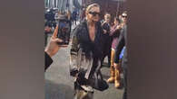 Sharon Stone ospite allo show di Antonio Marras a Milano