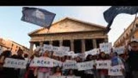 Mille giovani di S.Egidio al Pantheon per flash mob pace