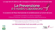 Calcio: la Lega B in campo con Komen Italia per la prevenzione