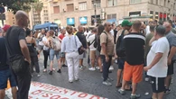 Movimento disoccupati manifesta nel centro di Napoli