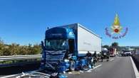 Traffico bloccato in A1 nell'Aretino per un incidente