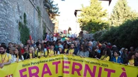 E' partita la marcia PerugiAssisi, 'Imagine all the people'