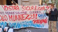 Napoli, protesta contro la visita dei ministri Salvini, Piantedosi e Valditara