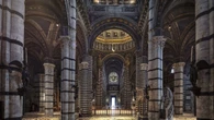 Scopertura pavimento Duomo Siena, visibile anche la 'Speranza'