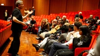 I ragazzi dell'Orchestra Sanitansamble di Napoli e Pappano