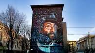 Murale dedicato a Lucio Dalla inaugurato su edificio Bologna