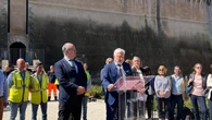 Roma, finiti lavori Fossato Castel S. Angelo, tracce di Caligola