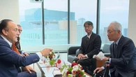 Il presidente del Piemonte Cirio vede i vertici di Nitto a Osaka