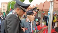 L'Arma in festa a Cuneo col carabiniere più anziano d'Italia