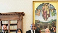 Andrea Iervolino con primo Ministro Dominica da Papa Leone XIV