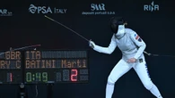 Europei scherma: Batini bronzo nel fioretto, 1/a medaglia Italia