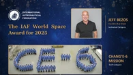 L'Oscar dello spazio a Jeff Bezos e alla missione cinese Chang'e-6