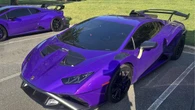 Corse clandestine in Nord Carolina sequestrate 2 Lambo viola