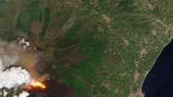 L'eruzione dell'Etna ripresa dai satelliti europei