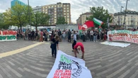 Tensioni Polizia e 600 manifestanti ProPal a Padova