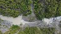 Grande frana nel Modenese, si alza l'alveo del torrente