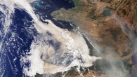 Dai satelliti le immagini degli incendi in Spagna e Portogallo