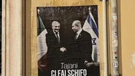 Tajani a Viterbo, appesi cartelli ingiuriosi in città