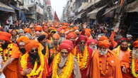 In India ultimo giorno del mega pellegrinaggio Maha Khumb Mela