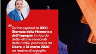 Lo Russo, 'un orgoglio Giornata vittime mafie 2026 a Torino'