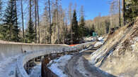 Pista da bob a Cortina, rafforzata la vigilanza sul cantiere