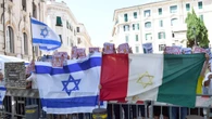 Flash mob davanti sinagoga Roma, 'orgogliosi di essere sionisti'