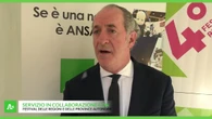 Festival Regioni, Zaia: "Il modello attuale ha fallito, serve piu' federalismo"