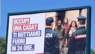 'Occupi casa? Fuori in 24 ore',a Roma polemica su manifesti Lega