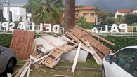 Tromba d'aria in Versilia, danni in stabilimenti balneari