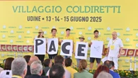 Flash mob per la pace di Giovani Coldiretti all'Oscar Green