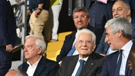 Mattarella sugli spalti per Palermo-Frosinone