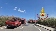 Fiamme vicino all'aeroporto di Olbia, scalo chiuso per 45 minuti
