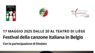 Diodato al Festival della Canzone Italiana in Belgio
