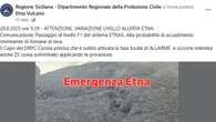 Probabili fontane di fuoco sul vulcano, scatta allerta Etnas