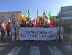 Al via il corteo del contro forum G7 a Fasano, 'siamo in 600'