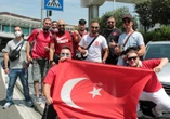 Giunti in Italia 200 tifosi vip dalla Turchia