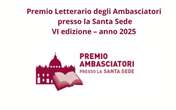 Indetto premio Letterario Ambasciatori presso la Santa Sede