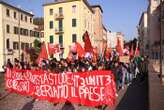 Corteo della Rete Studenti Medi nel centro di Padova