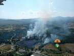 Nuovo incendio nel Senese, fiamme vicino ad Abbazia San Galgano