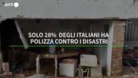 Solo il 28% degli italiani ha una polizza contro i disastri