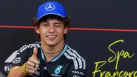 Gp Belgio: Antonelli il più veloce nelle libere, Hamilton quarto