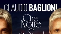 Claudio Baglioni, il 24 ottobre a Piazza di Siena e un anno dopo ai Fori Imperiali
