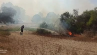 Incendio vicino ad un campeggio nel Foggiano, turisti evacuati