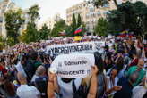 González ai venezuelani in piazza a Madrid, 'non vi deluderemo'