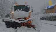 Neve sulla A2, in azione mezzi dell'Anas nel cosentino