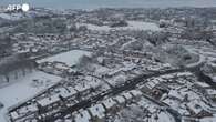 Regno Unito, ondata di gelo e neve nel West Yorkshire