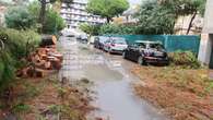 Maltempo: bomba d'acqua provoca allagamenti a Sanremo