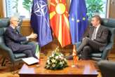 Amb. Silvestri in visita di commiato dal premier macedone